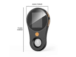 Microscopio digital portátil modelo 370 con aumento de 500x, pantalla IPS de 2 pulgadas y 8 luces LED.