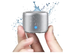 Mini altavoz Bluetooth inalámbrico con radiador de graves personalizado. Yizhood resistente al agua IP67 (plateado)