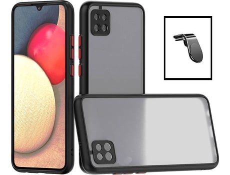 Kit Carcasa + Soporte Samsung Galaxy M12 PHONECARE Anti Choque
