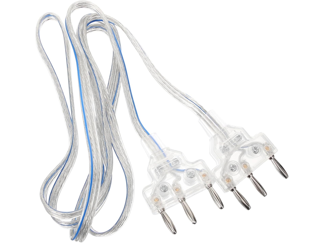Cable Conductor De Cordón De Cuerpo De Cerca Transparente