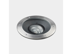 Ledsc4 - Empotrable De Suelo Gea Cob Led Aluminium Ø223mm Acero Inoxidable Aisi 316, Aluminio, Cristal Acero Inoxidable Aisi 316, Transparente