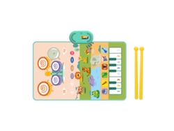 Tapete Musical Para Niños Pequeños De 80 X 50 Cm, Piano De Suelo, Teclado, Tambor, 6 Efectos De Sonido De Instrumentos.