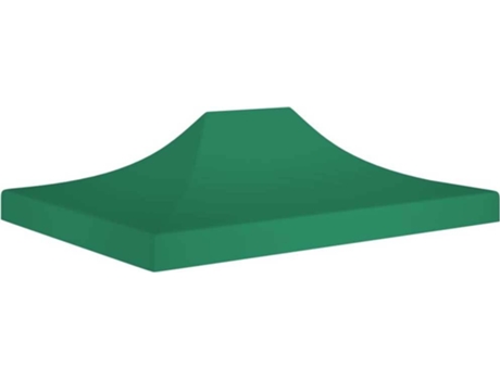vidaXL Techo de carpa para celebraciones verde 4,5x3 m 270 g/m²