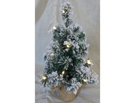 Árbol de Navidad FBRIGHT Nevado Luces Leds (30 cm)