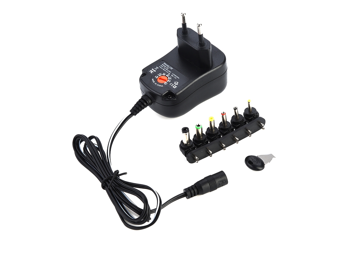 Fuente De Alimentación De Voltaje Ajustable De 3-12 V Y 12 W, Adaptador Ca/cc De 1,2 A Con Buena Eficiencia.