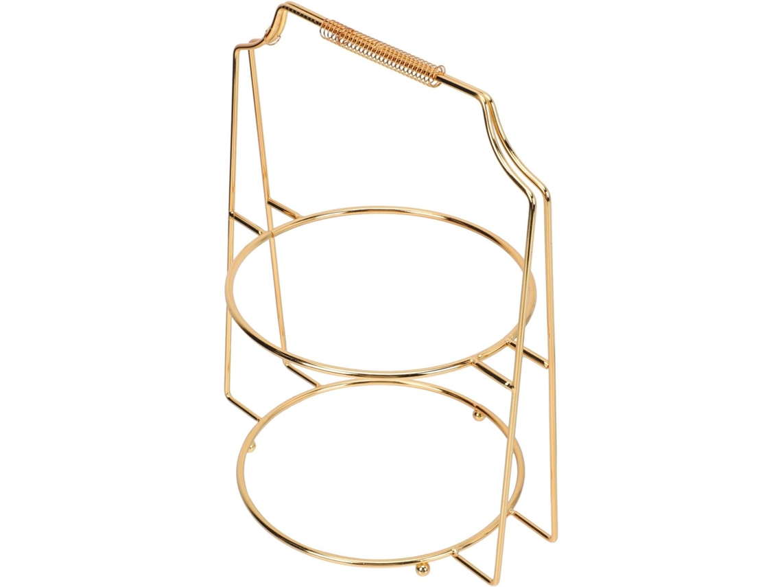 Soporte De Hierro Forjado Para Postres, 2 Niveles, 22,3 X 27 Cm, Soporte Decorativo Para