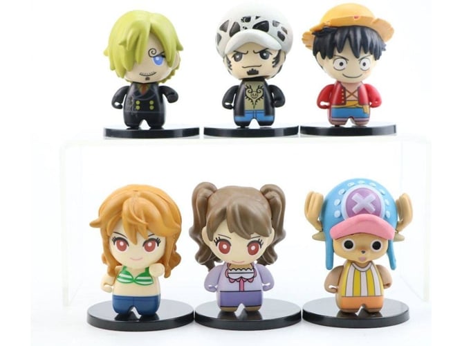 Figuras EASTVAPS One Piece Luffy Chopper (6 Piezas)