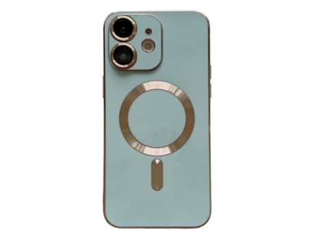 Lente para Telefono Mobile Phone Cases Magsafe Plating With para iPhone 12 Piel Sintética Verde