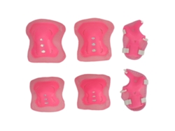 2026-kit De Protección Para Niños Rodillo Patines Ciclismo Rodilleras Coderas Espuma Suave Transpirable Rosa