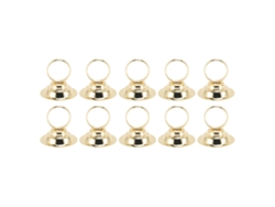 10pcs Portavasos De Mesa Portatarjetas De Metal Para Bodas Fiestas Oro