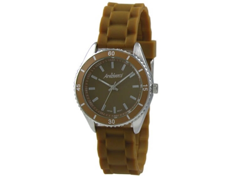 Reloj ARABIANS Mujer (Silicona - Marrón)