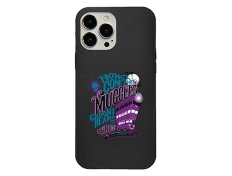 Funda Oficial Harry Potter Muggles Knight Bus Warner Bros Compostable para iPhone 13 Pro Max PHONECASES3D