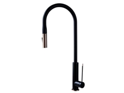 Grifo de Cocina Negro con Ducha Extraíble - (D21FG7BL)