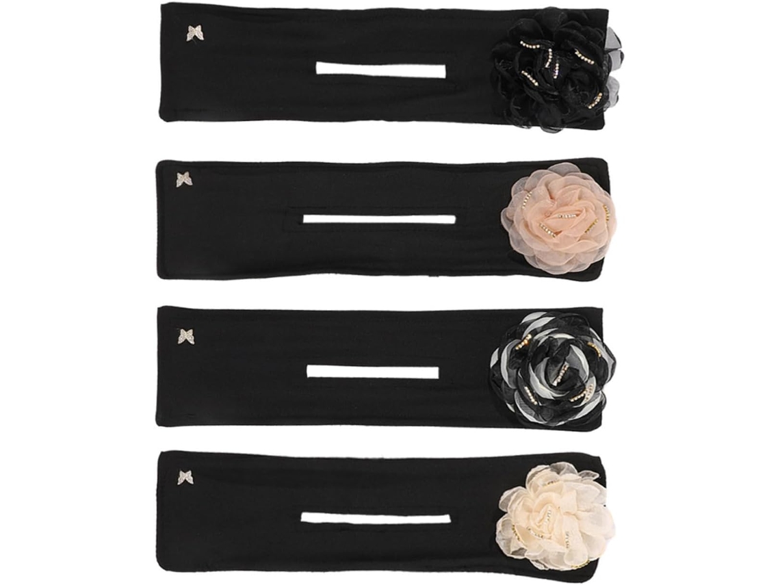 Juego De 4 Piezas De Herramientas Florales Para Moños, Accesorios Para Peinar El Cabello Y Creador De Moños Rizados Para Niñas.