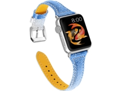 Correa Apple Watch 38, 40 mm WJS Piel Azul