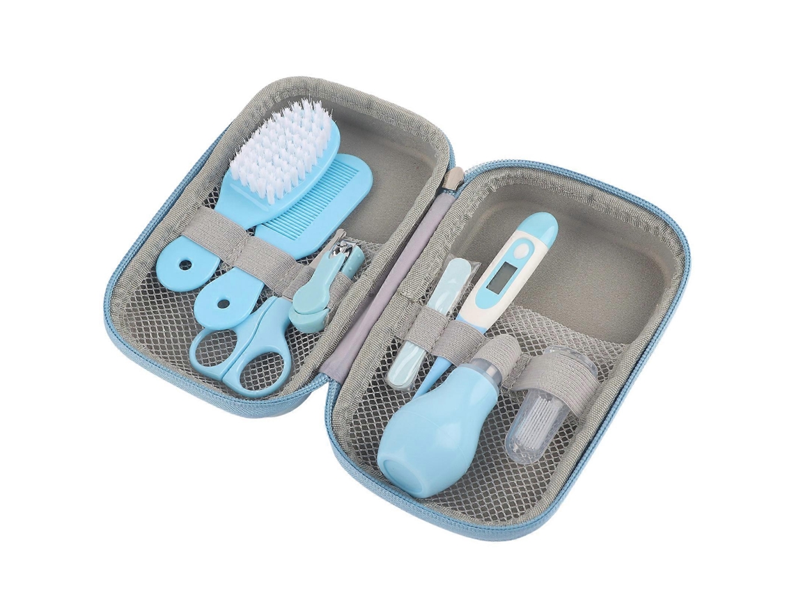 Kit de cuidado de uñas para bebés de 8 piezas con cortaúñas, cepillo y peine Jinyubo Store