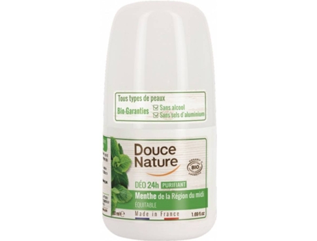 Desodorante DOUCE NATURE Roll-On Menta (50 ml)