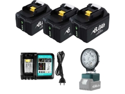 Batería para herramientas eléctricas, capacidad de 8000 mAh, compatible con BL1830, compatible con 3 fabricantes de equipos originales (OEM)