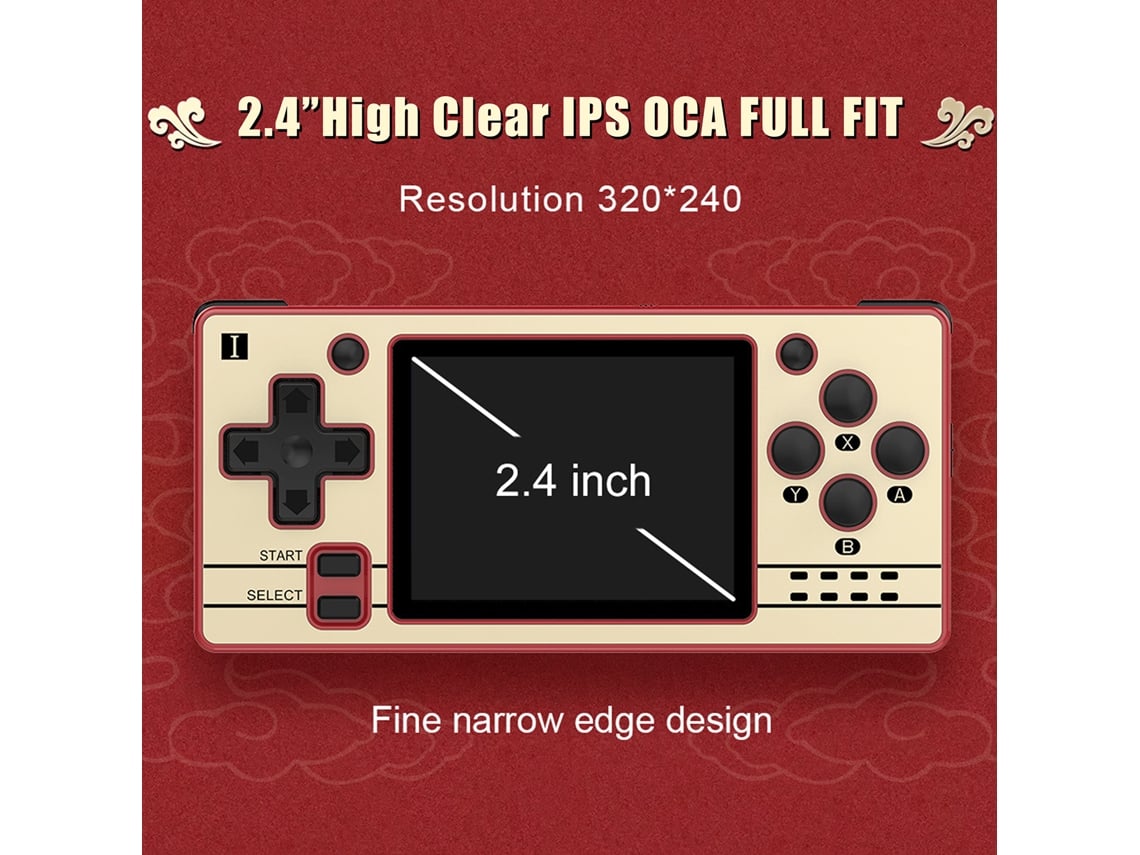 Consola Portátil De Código Abierto De 64 Bits Con Pantalla Ips De 2,4 Pulgadas, Compatible Con 13 Emuladores E Interfaz De Usuario Personalizable Para Juegos Nostálgicos.