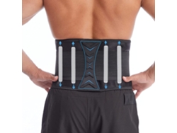 Cinturón deportivo protector para entrenamiento físico, vértebras lumbares y abdominales, negro, talla XXL, Chennnls
