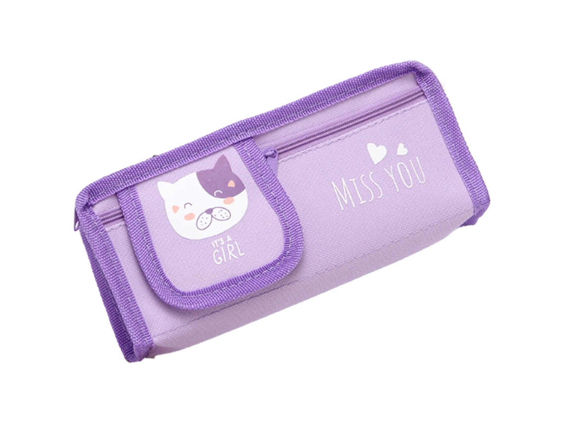 Estuche de lápices de gran capacidad, bolsa de almacenamiento sencilla para bolígrafos, para la escuela, la universidad y la oficina.