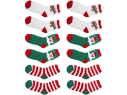 Pares De Calcetines Navideños Cálidos Para Adultos, Calcetines Festivos De Invierno Con Diseño
