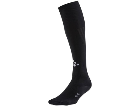 Calcetines para Hombre CRAFT Pro Control Negro para Fútbol (EU 28 - 30)