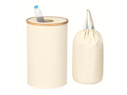 Relaxdays Contenedor Para Botellas Reciclables 100 L, Bolsa Lavable, Hd: 75 X 40 Cm, Recolector De Botellas, Oxford