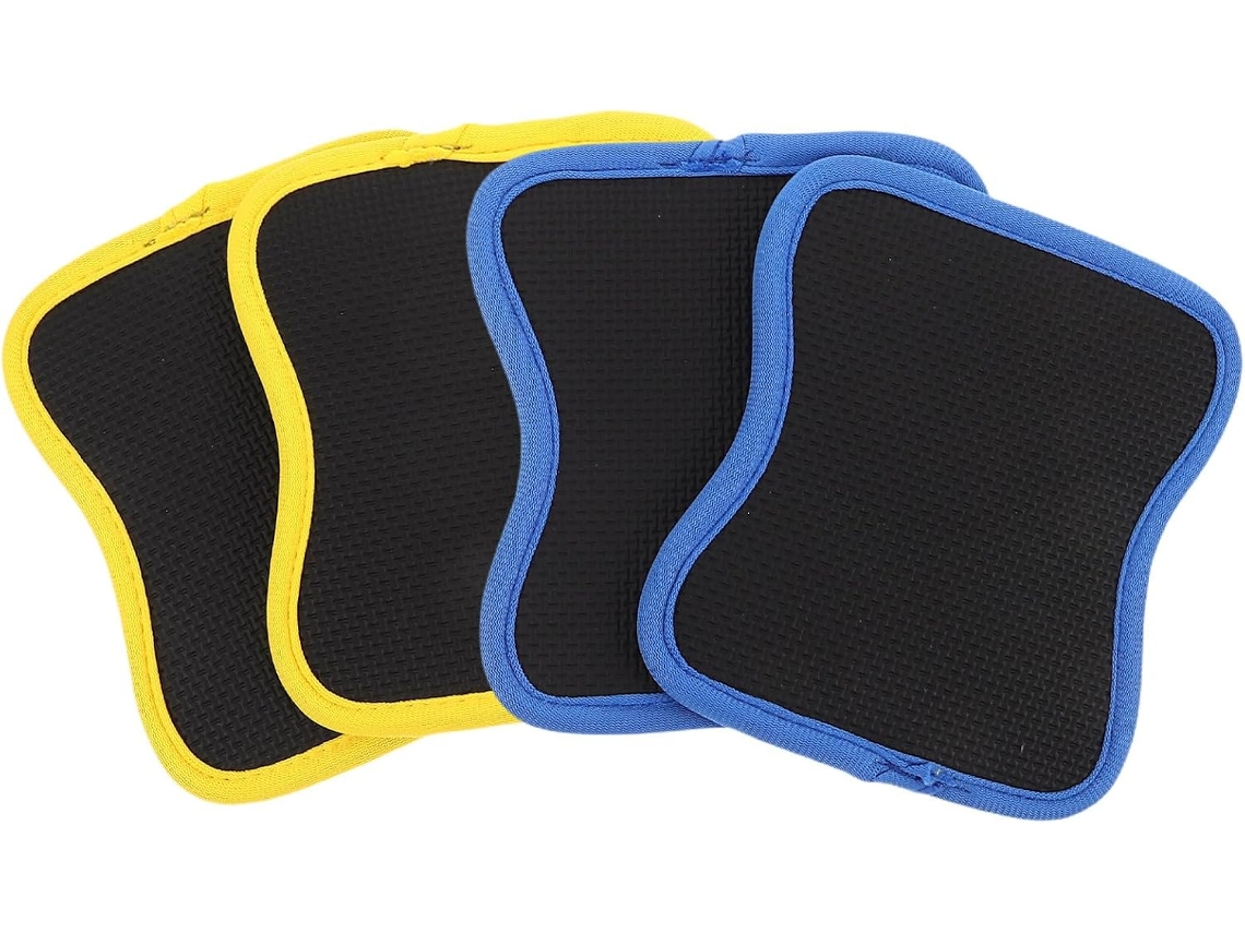 Empuñaduras Antideslizantes De Neopreno Con Amortiguación Para Gimnasio, 2 Pares, Protección Para Las Manos.