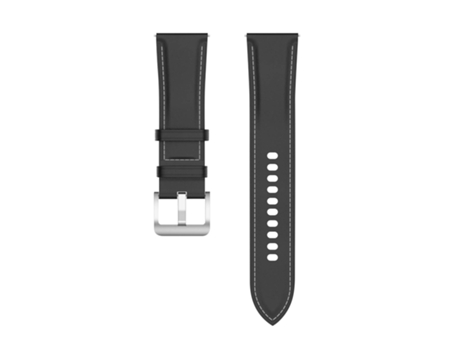 Pulsera Piel Galaxy Watch 4 Watch 3 41mm Huawei Watch GT 3 GT 2 42mm negro AVIZAR