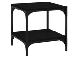 Maison Exclusive - Mesa Auxiliar De Madera Contrachapada Negro 40x40x40 Cm