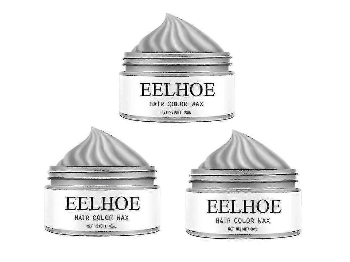 Granny Gray Colorful Hair Wax Hair Mud Long-lasting Styling Natural Fluffy Color Disposable D