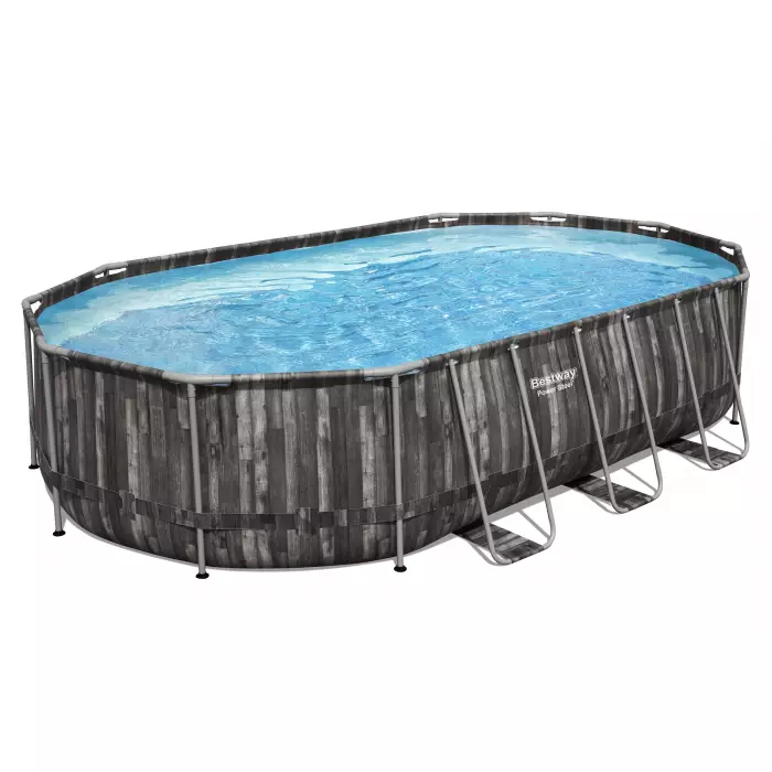 Piscina de Acero BESTWAY 5611R (con Bomba - 20241 L - 366x122cm)