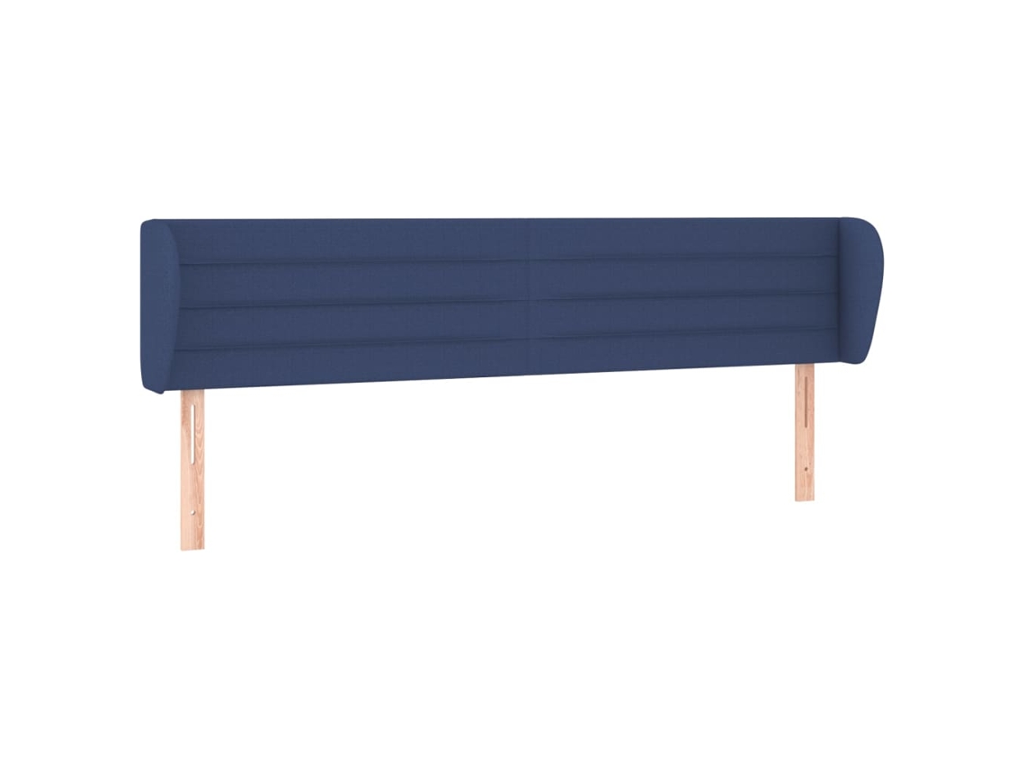 Maison Exclusive - Cabecero De Tela Azul 203x23x78/88 Cm