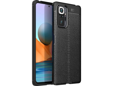 Carcasa Xiaomi Redmi Note 10 Pro Rugged Leather Negro