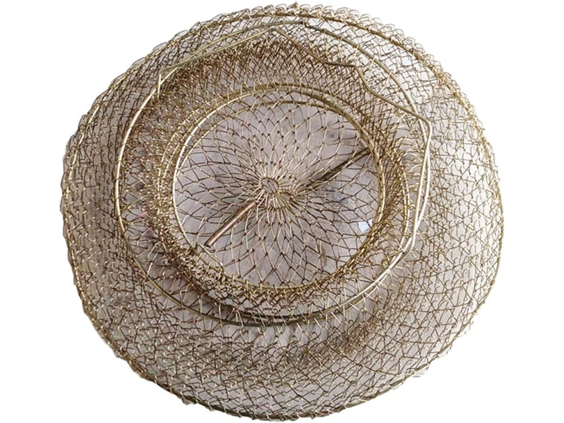 Cesta Para Pescado De Acero Galvanizado, Resistente A La Intemperie, Jaula Protectora Para Calamares Pequeños.