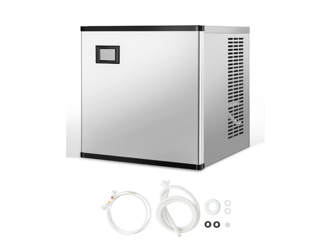 Cabeza De Máquina De Hielo Industrial 227kg/día En Acero Inoxidable Para Uso Comercial Tekmaquinas