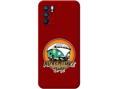 Carcasa Oppo Reno 6 5G TUMUNDOSMARTPHONE Adventure Time Rojo