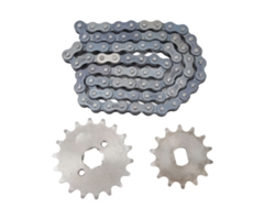 2026-kit Piñón Delantero 420 18t Piñón Trasero 14t Cadena 420 60 Eslabones Para Moto Scooter Atv Bicicleta