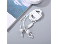 Auriculares Inalámbricos Con Cable Usb Tipo-c, Control De Volumen Y Micrófono.