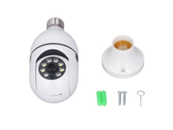 Cámara De Seguridad De Bombilla Wifi Inalámbrica 2.4g Con Visión Nocturna Y Tomacorriente 110-220v Para Hogar