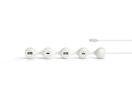 Hub LEXON Peas USB-C (Blanco)