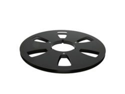 Bobina Vazia De 10 Polegadas 1/4 Polegada Com 6 Buracos Em Liga De Alumínio Para Gravador De Fita Reel To Reel Nab Preto