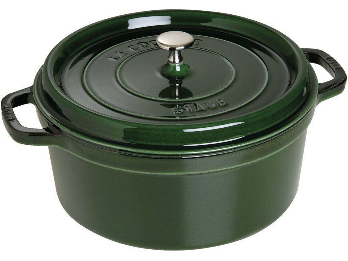 Cacerola STAUB (Verde - Hierro Fundido - 28 cm)