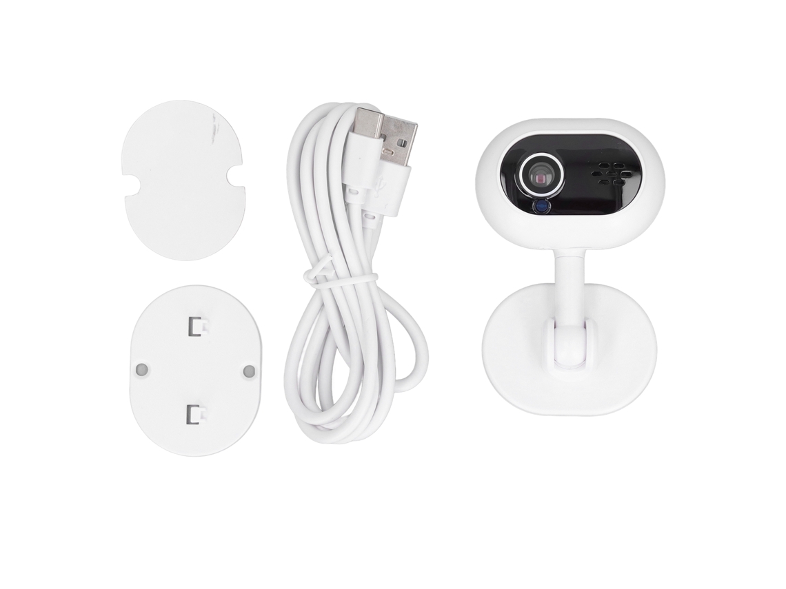 Cámara De Seguridad Wifi Hd 1080p Con Visión Nocturna, Detección De Movimiento Y Audio Bidireccional.