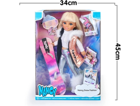 Muñeca NANCY Snow Fashion (Edad Mínima: 3 Años - 45x34x11 cm)