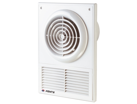 Extractor de aire de 125mm con rejilla de ventilación, ventilador de baño, escape de aire VENTS