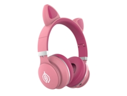 Auriculares Bluetooth TRUMSEN Led031 Over Ear Rosa