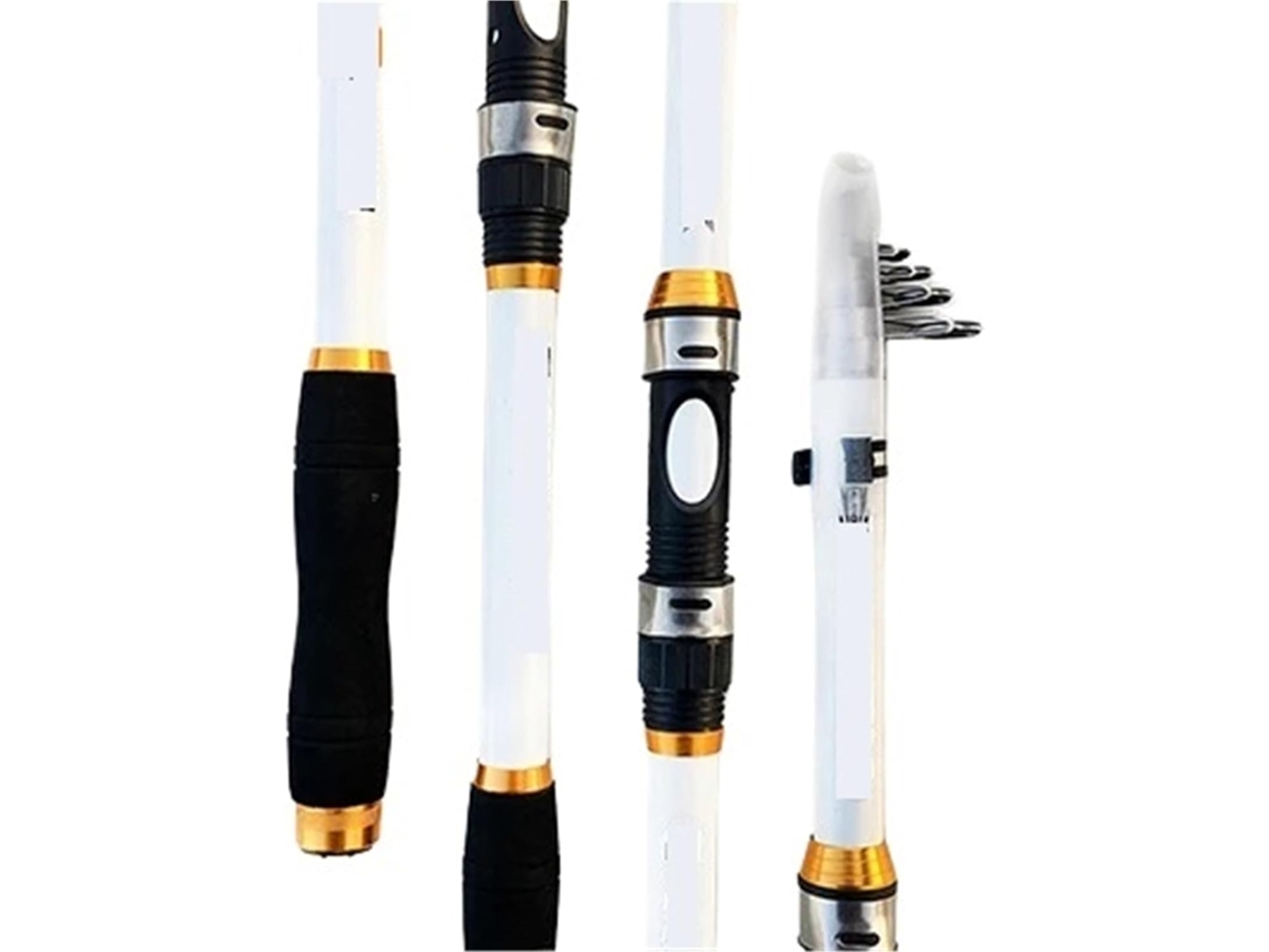 Caña De Pescar Telescópica Fibra Carbono Resistente, Accesorio Para La Alimentación Carpas, 2,1-3,6 M, 3,6 M
