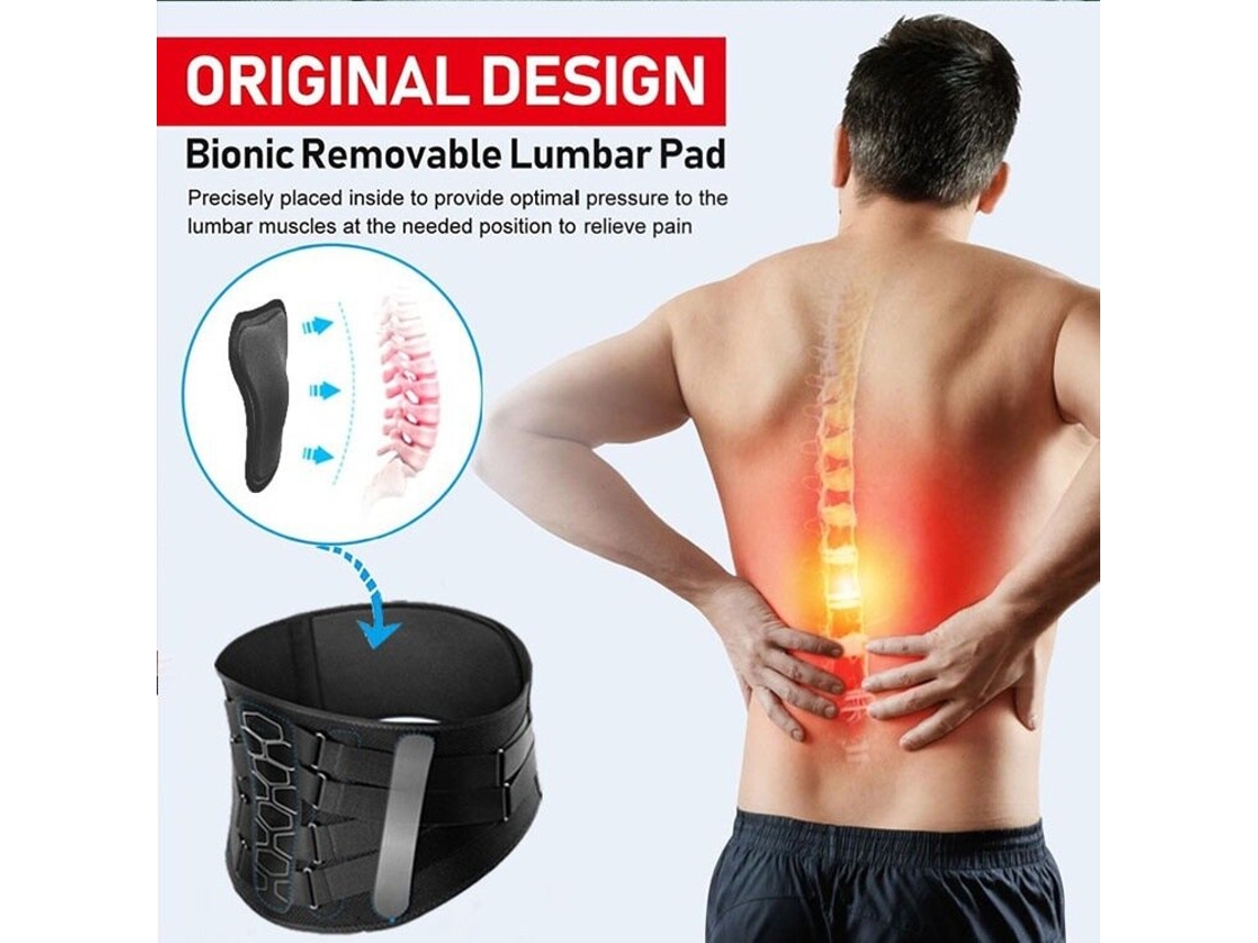 Cinturón Deportivo Xl Cómodo Antideslizante Ergonómico Protección Columna Hernia Discal Ciática Recuperación Lesiones
